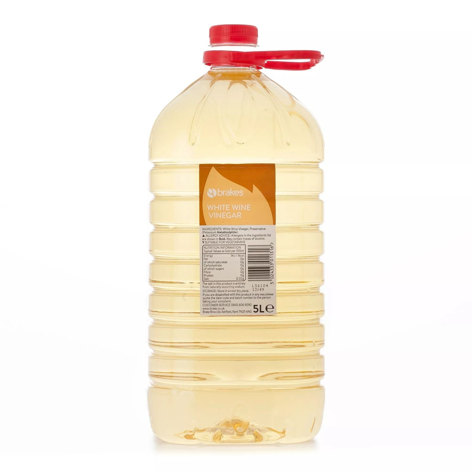 Brakes White Wine Vinegar 5ltr