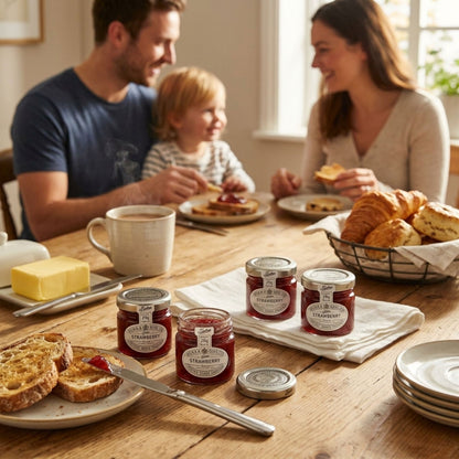 Premium breakfast gift set coffee and strawberry jam combo