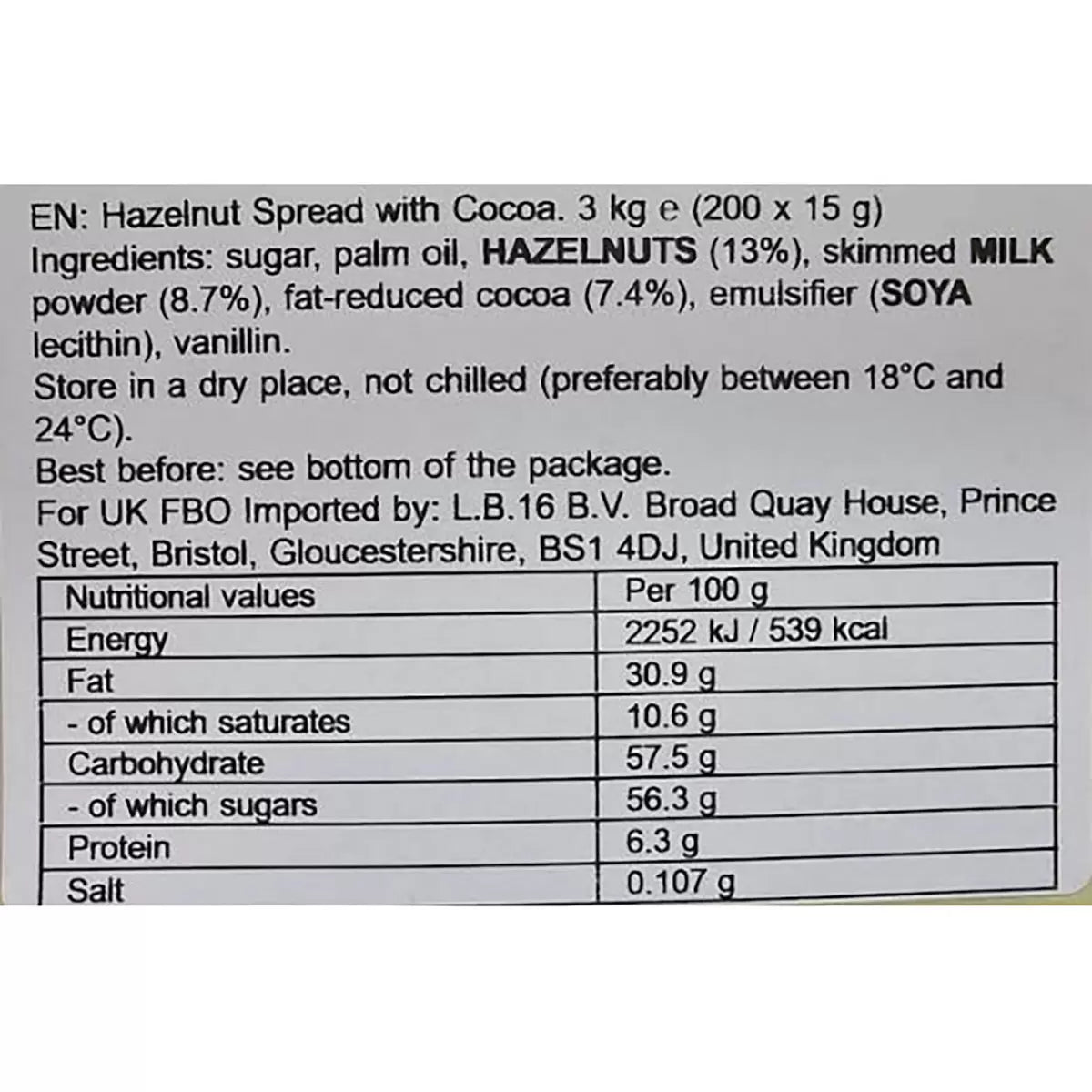 Suitable for vegetarians and preservative-free