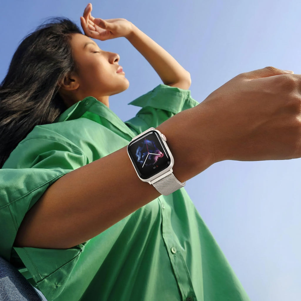 Elegant Milanese loop Apple Watch strap