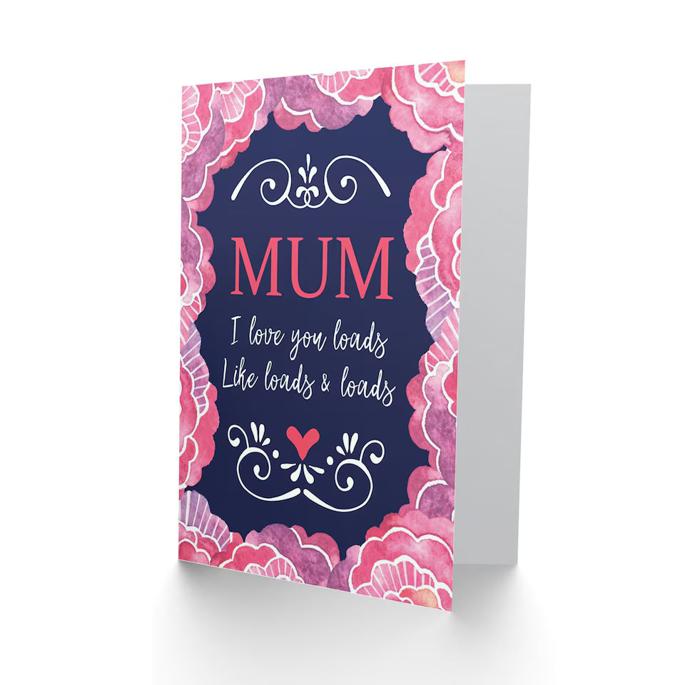 Bright and loving design for Mothers Day greeting