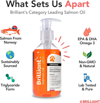 Brilliant BioCare omega oil for natural pet wellbeing