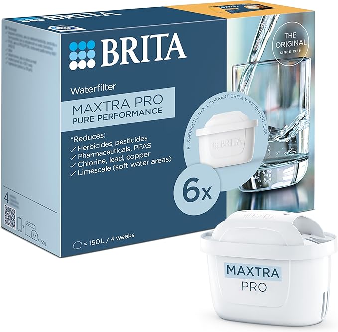 BRITA MAXTRA PRO Pure Performance 6 Pack water filter cartridges
