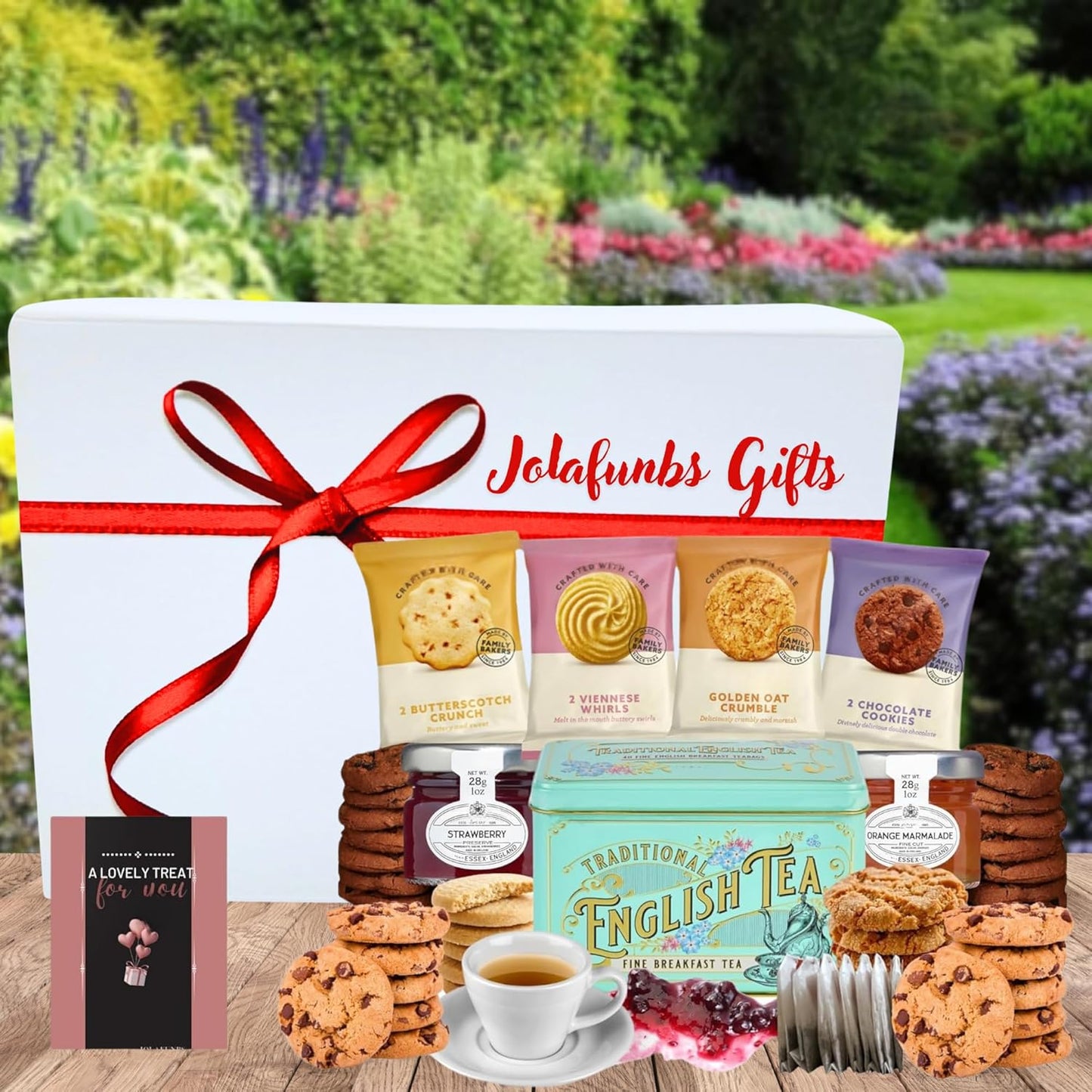 British afternoon tea gift set with teabags