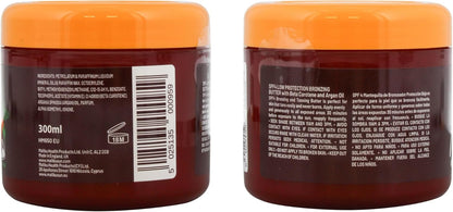 Beta carotene tanning accelerator body cream