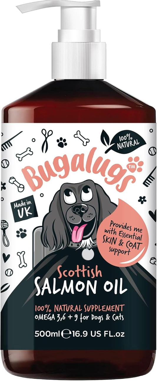Bugalugs Scottish salmon oil supplement for dogs and cats