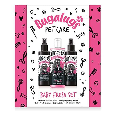 Spa gift set for dogs with shampoo