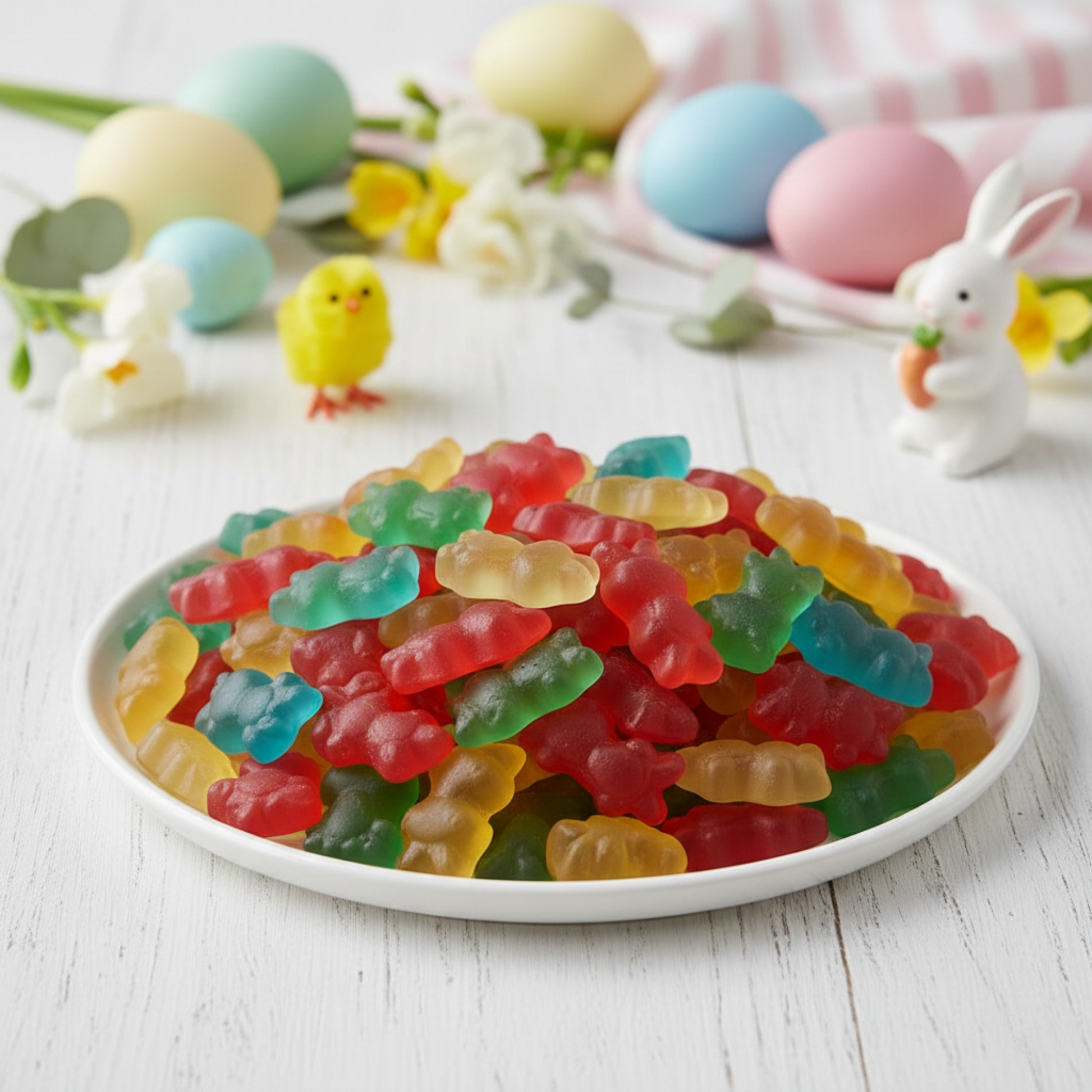 Bulk bunny gummies available in 3kg and 6kg
