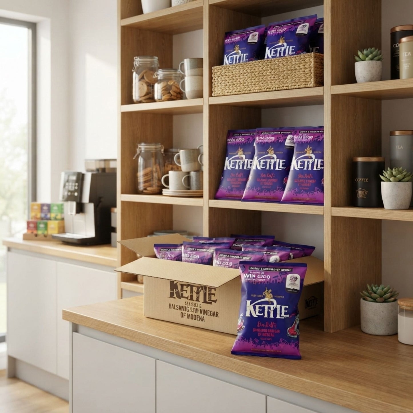 Premium vinegar seasoned crisps