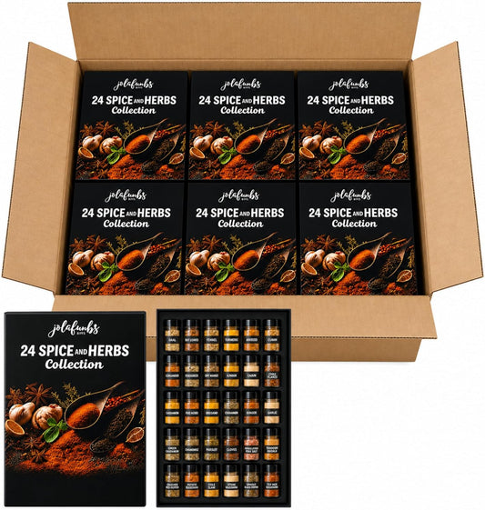 Bulk culinary seasoning assortment designed for cooking inspiration