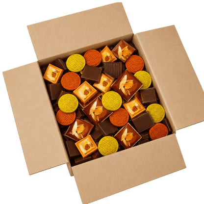 Bulk Dark Chocolate Ginger Collection 50 piece luxury gift box