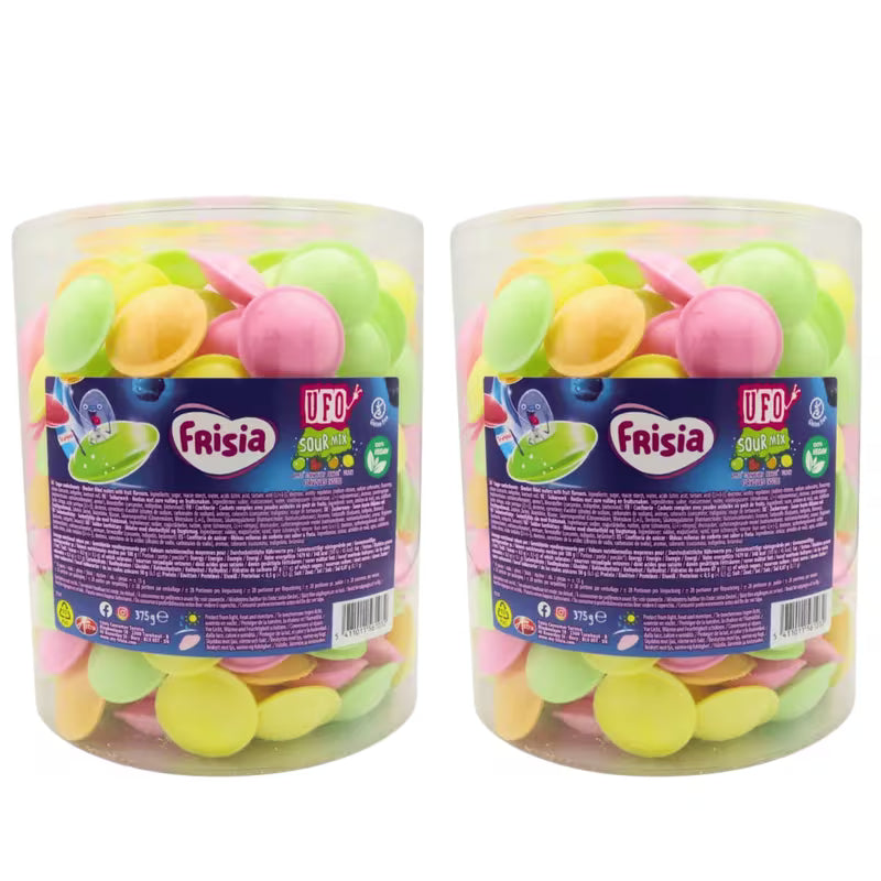 Bulk Flying Saucers Sweets 2x pack fizzy sherbet candy