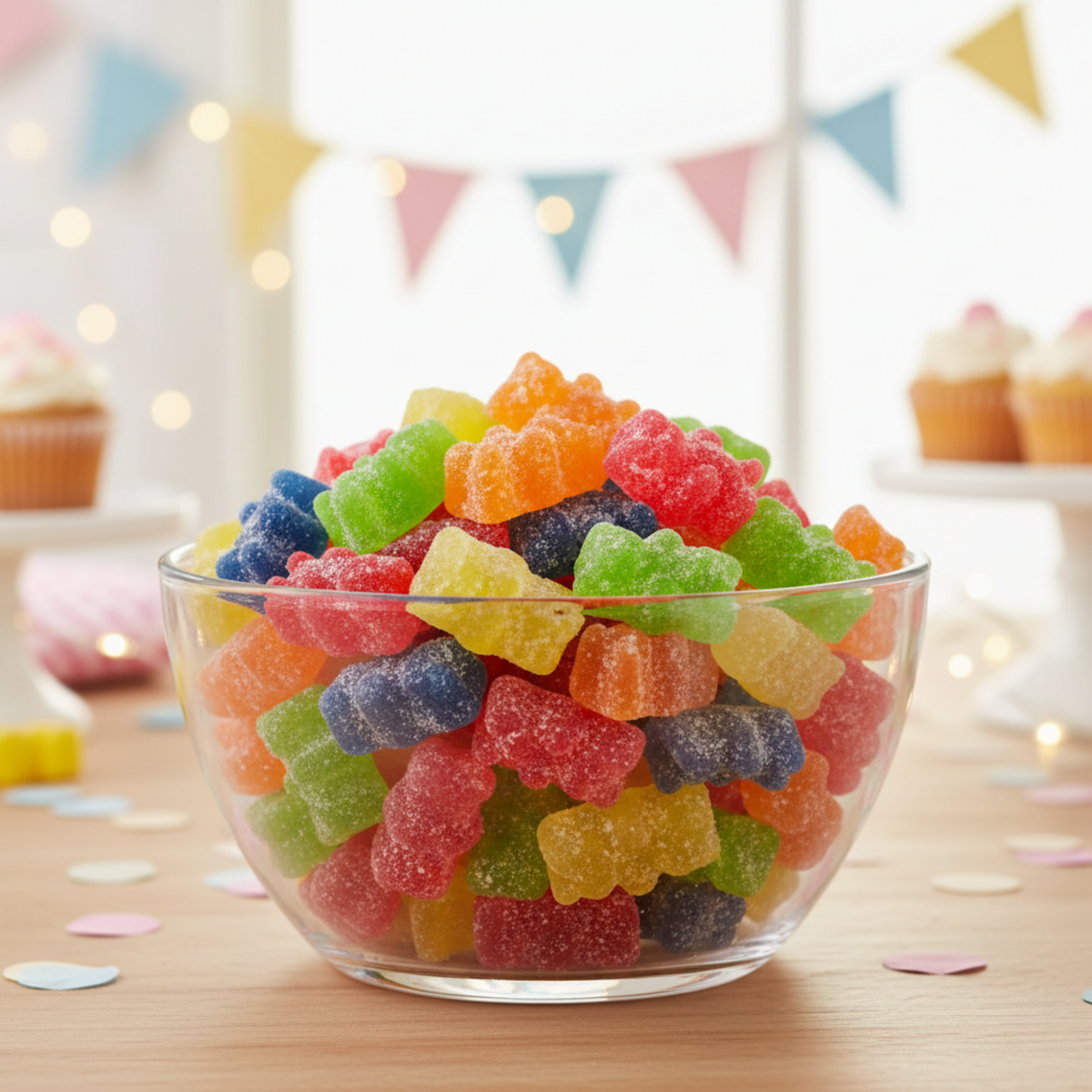 Tangy and chewy vegan jelly candy