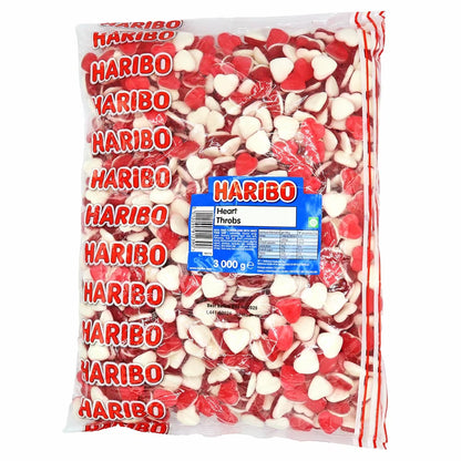 Bulk bag of Haribo heart sweets for sharing