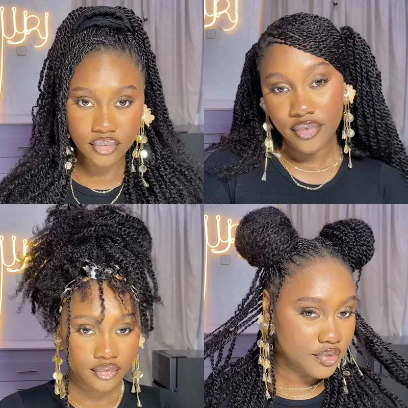 Versatile human hair for twists and locs
