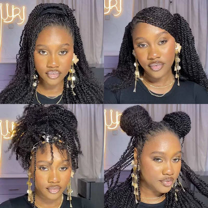 Versatile human hair for twists and locs