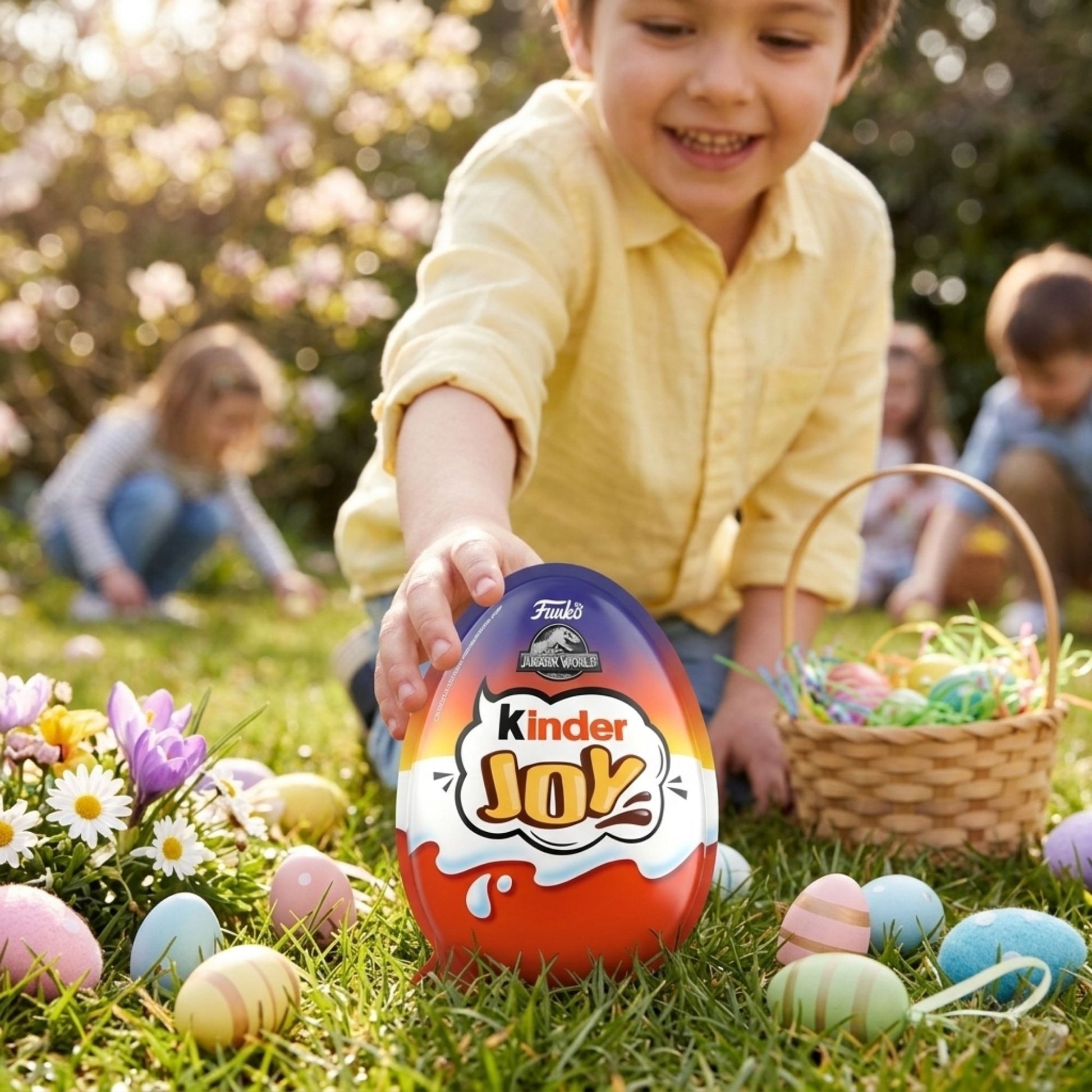 Funko surprise toy included in each Kinder Joy egg