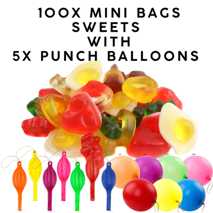 Bulk mini Haribo gummy bags for party bags