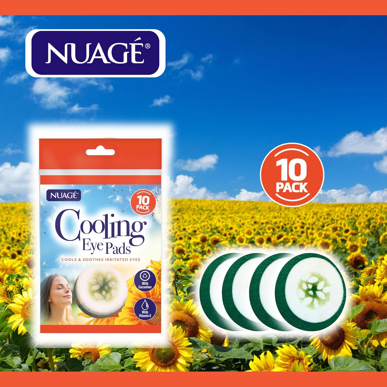 Refreshing and cooling eye pads for stressed eyes