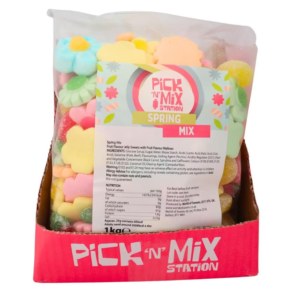 1kg candy bags ideal for topping up pick-and-mix stations