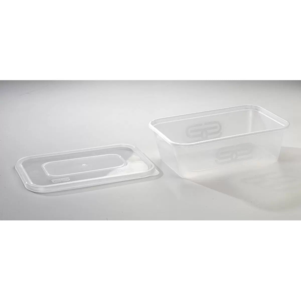 Heavy duty plastic takeaway containers with lids