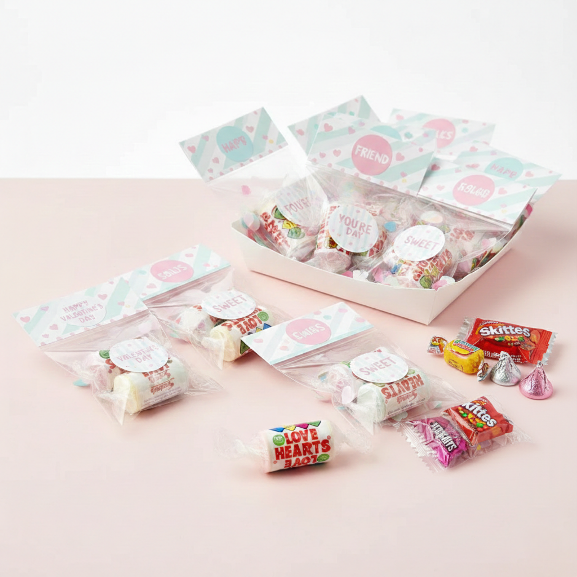Nostalgic Swizzels Love Hearts mini rolls bulk