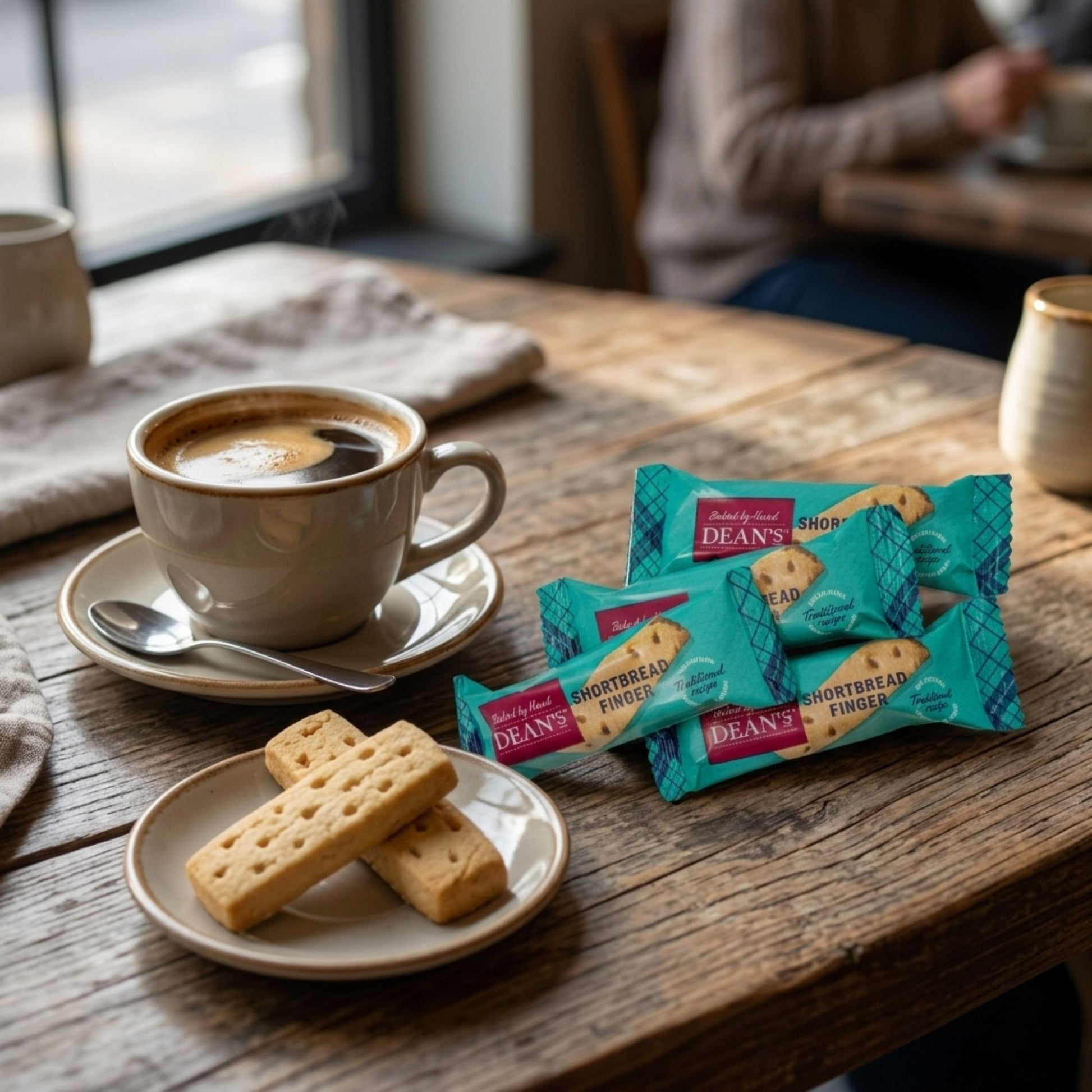 Premium shortbread biscuits for guest welcome trays