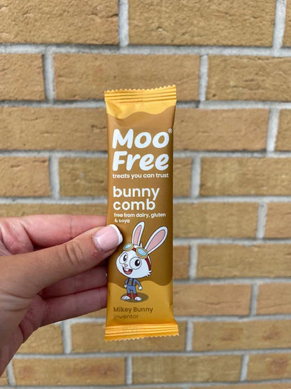 Box of 20 Bunnycomb Mini Moo Chocolate Bars 20g each
