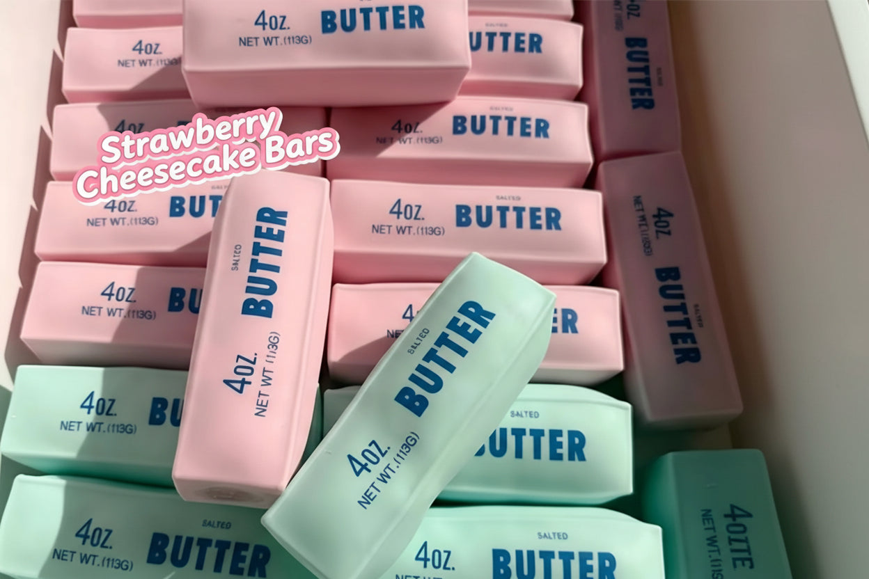 Soft butter shaped squishy stress ball
