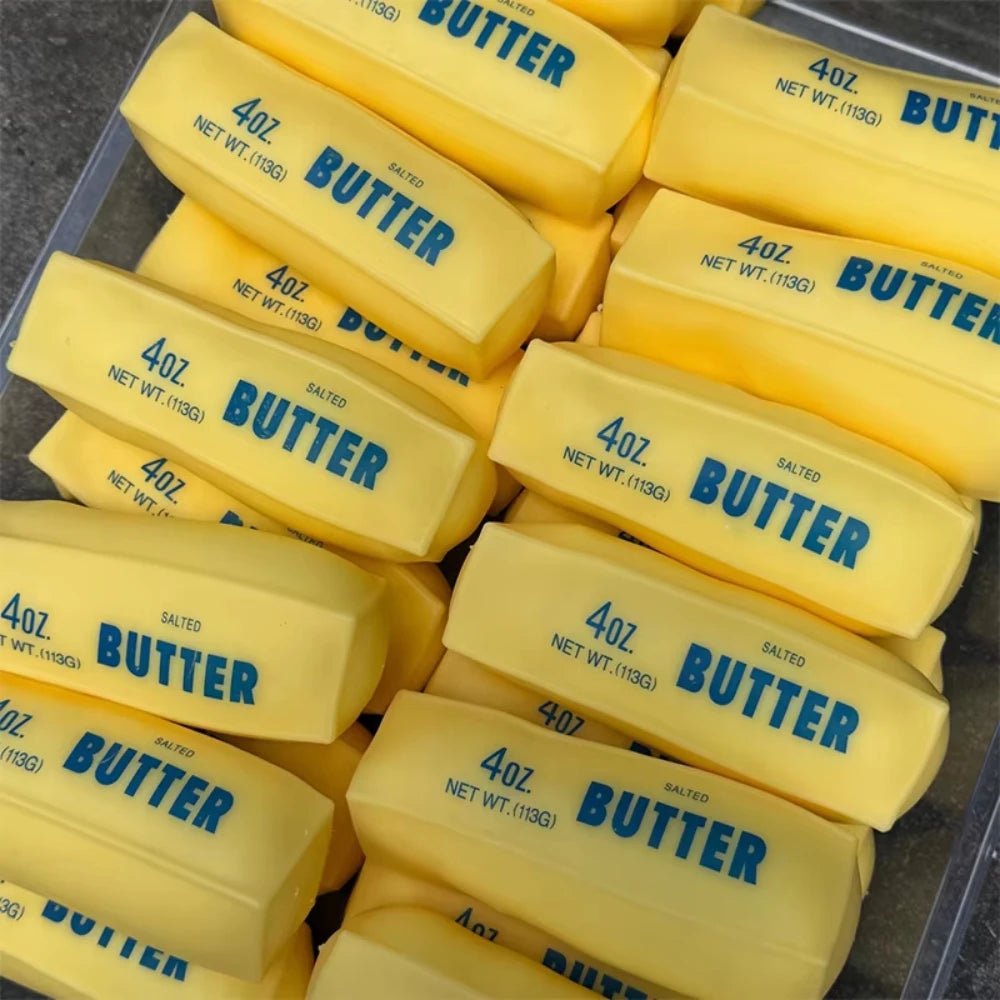 Butter squeeze toy for sensory stress relief