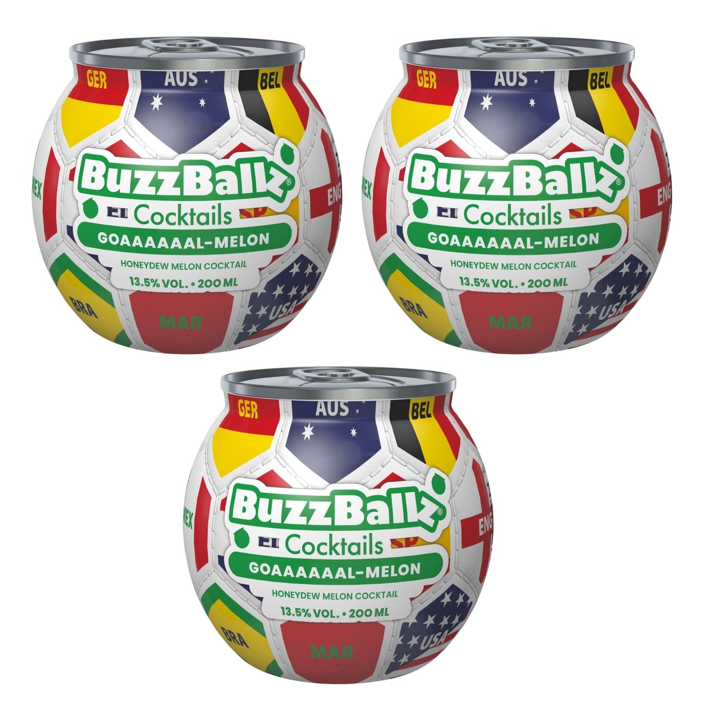 Pre mixed fruity cocktail in portable 200ml can