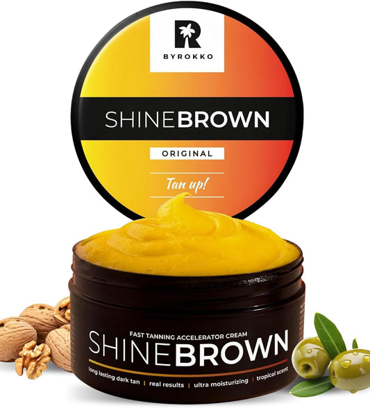 BYROKKO Shine Brown tanning accelerator cream 210ml
