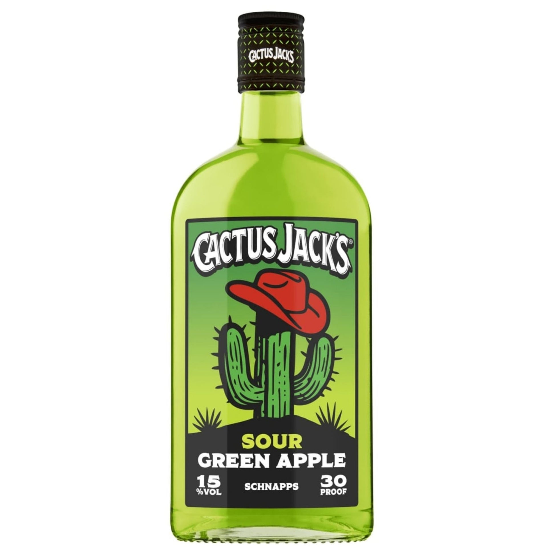 Cactus Jacks Sour Green Apple Schnapps 75cl bottle