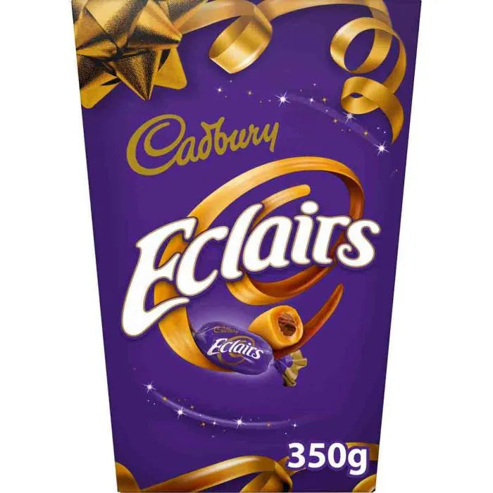 Cadbury Eclairs 350g with smooth milk chocolate and gooey caramel toffee centers