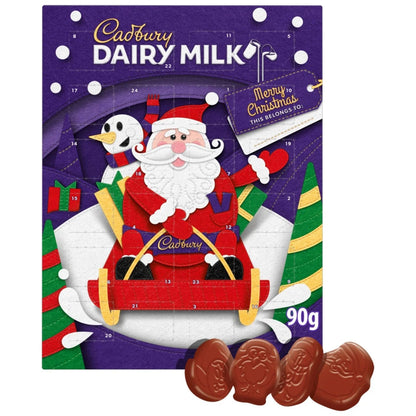 Two Cadbury Dairy Milk Advent Calendars