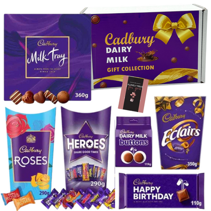Cadbury birthday chocolate hamper for sharing