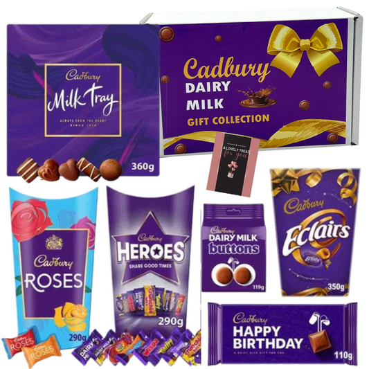 Cadbury birthday chocolate hamper for sharing