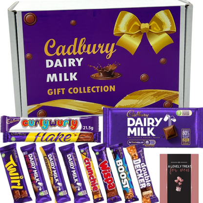 Cadbury chocolate birthday box with two layers