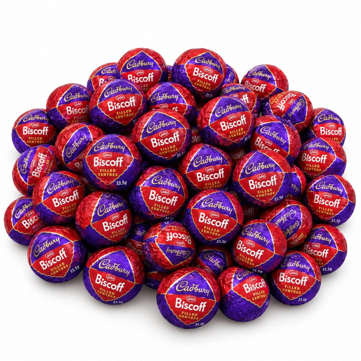 Cadbury Biscoff Filled Chocolate Baubles 24 x 33.5g