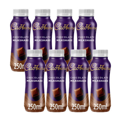 Cadbury Chocolate Milkshake 8 x 250ml Bottles