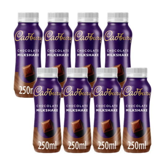 Cadbury Chocolate Milkshake 8 x 250ml Bottles