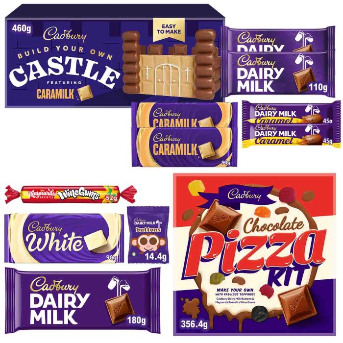 Cadbury Dairy Milk and Caramilk creative chocolate activity kit