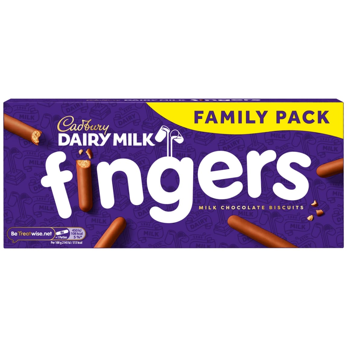 Cadbury Dairy Milk Chocolate Fingers 189g pack