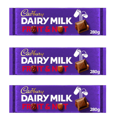 Cadbury Dairy Milk Fruit and Nut Chocolate Bar 280g
