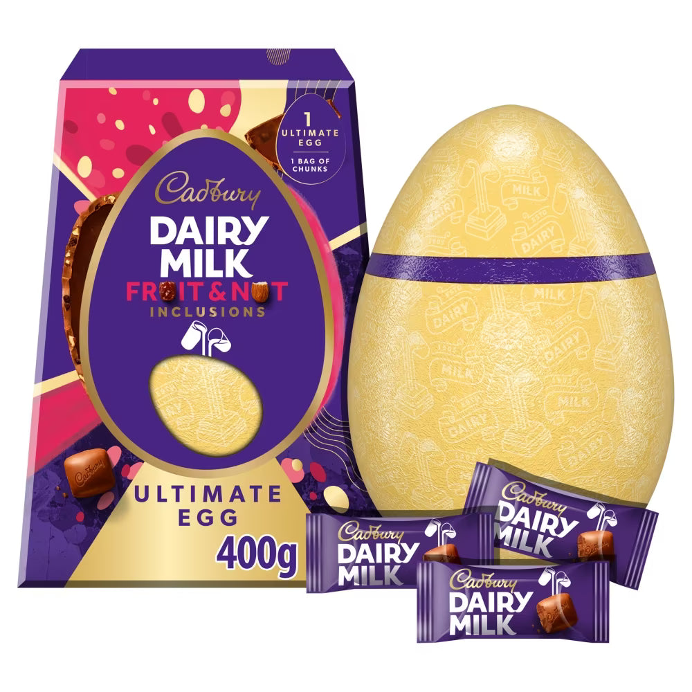 Cadbury Dairy Milk Fruit and Nut Ultimate Easter Egg 400g