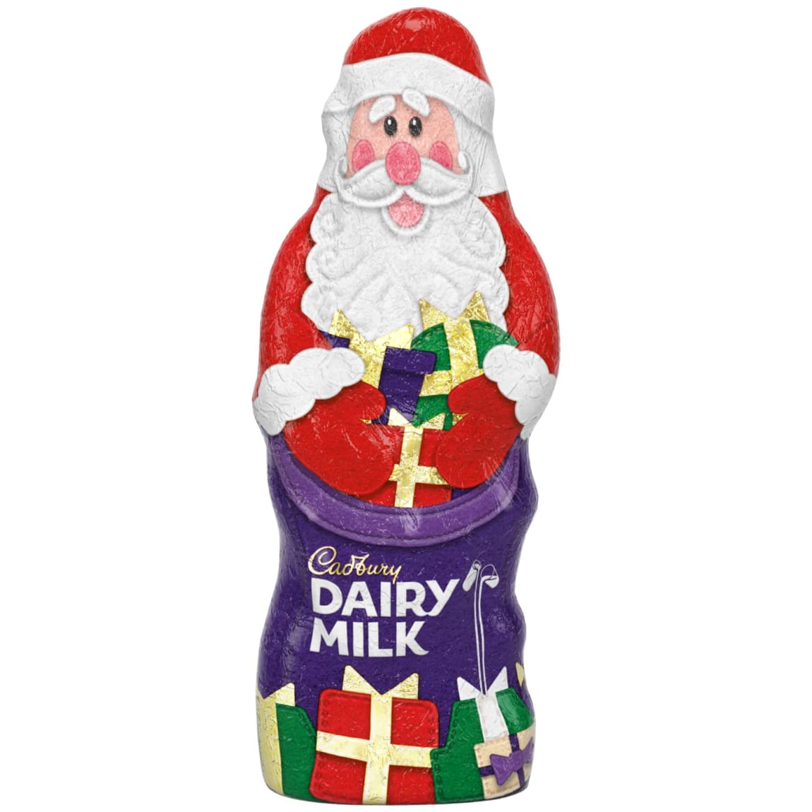 Cadbury Dairy Milk Hollow Santa 100g festive chocolate figure