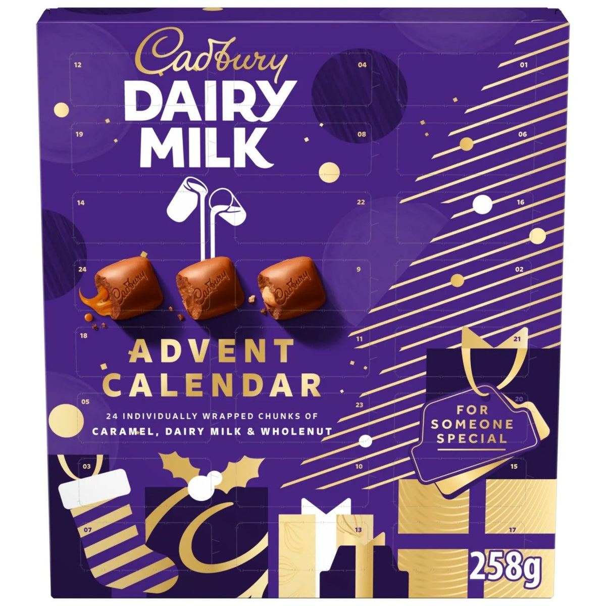 Cadbury Dairy Milk Mixed Chunk Advent Calendar 258g