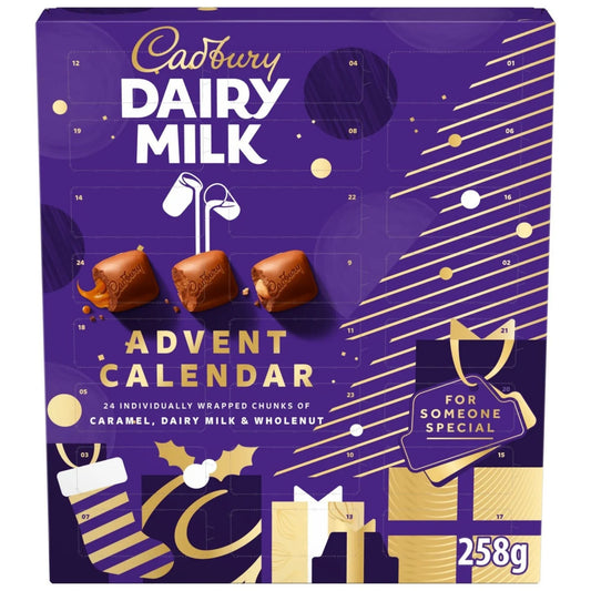 Cadbury Dairy Milk Mixed Chunk Advent Calendar 258g
