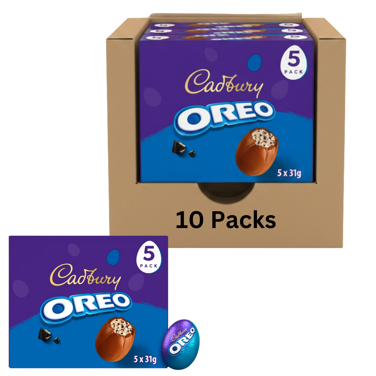 Delicious combination of Dairy Milk chocolate and crunchy biscuit pieces
