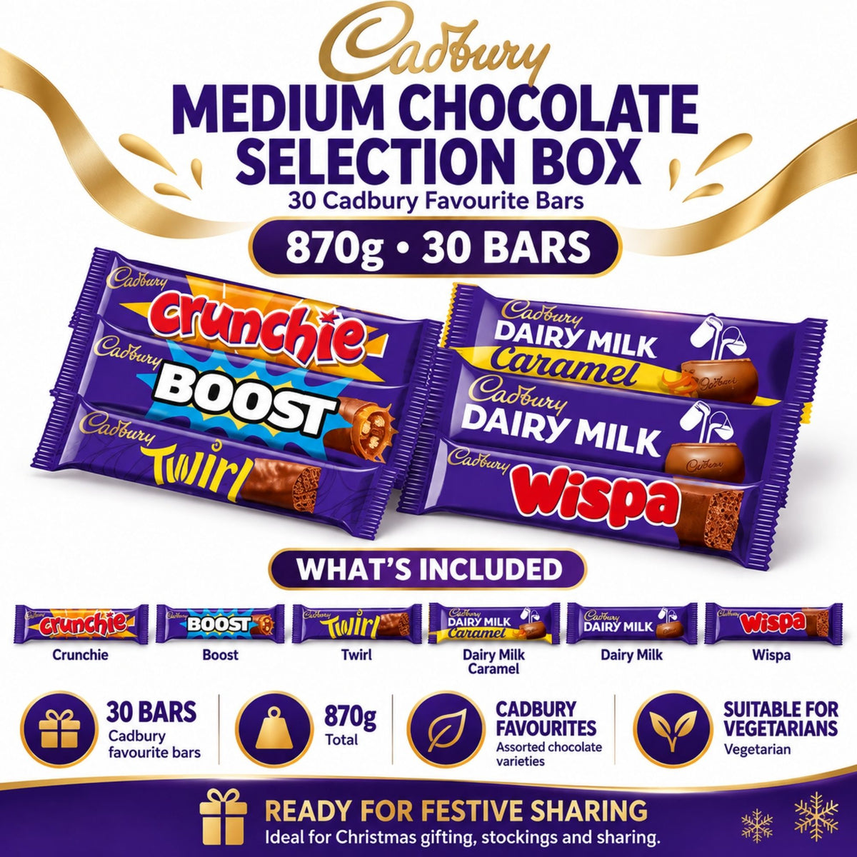 Cadbury Christmas chocolate selection box